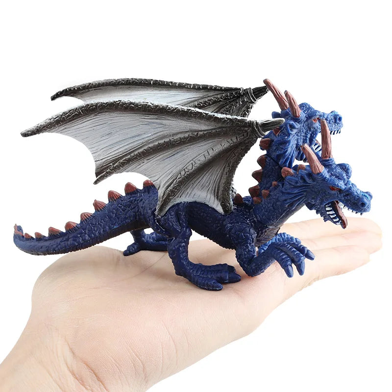 Oenux New Flying Magic Dragon Phoenix Monsters Chinese Dinosaurs Animals Toy Action Figures Model PVC Collection Kids X-mas Gift