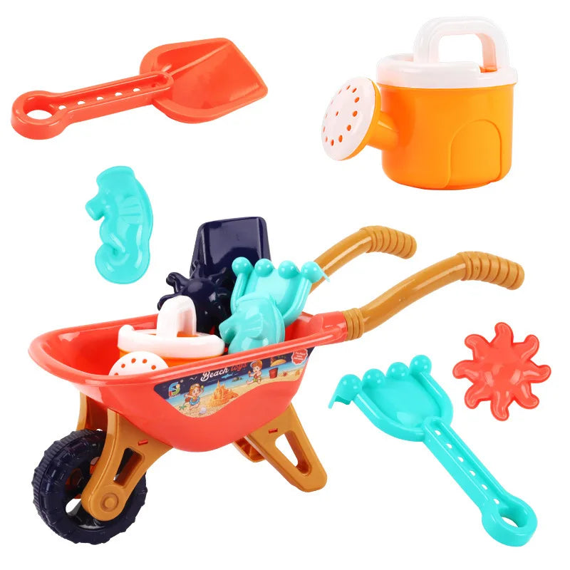 1Set Beach Toys Set for Kids,Fun Beach Tools Sand Playing Kit ,Water Play Outdoor Sand Toy for Toddlers Parks and Backyards