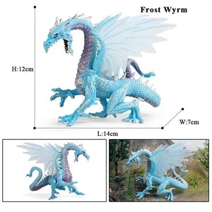 Oenux New Flying Magic Dragon Phoenix Monsters Chinese Dinosaurs Animals Toy Action Figures Model PVC Collection Kids X-mas Gift