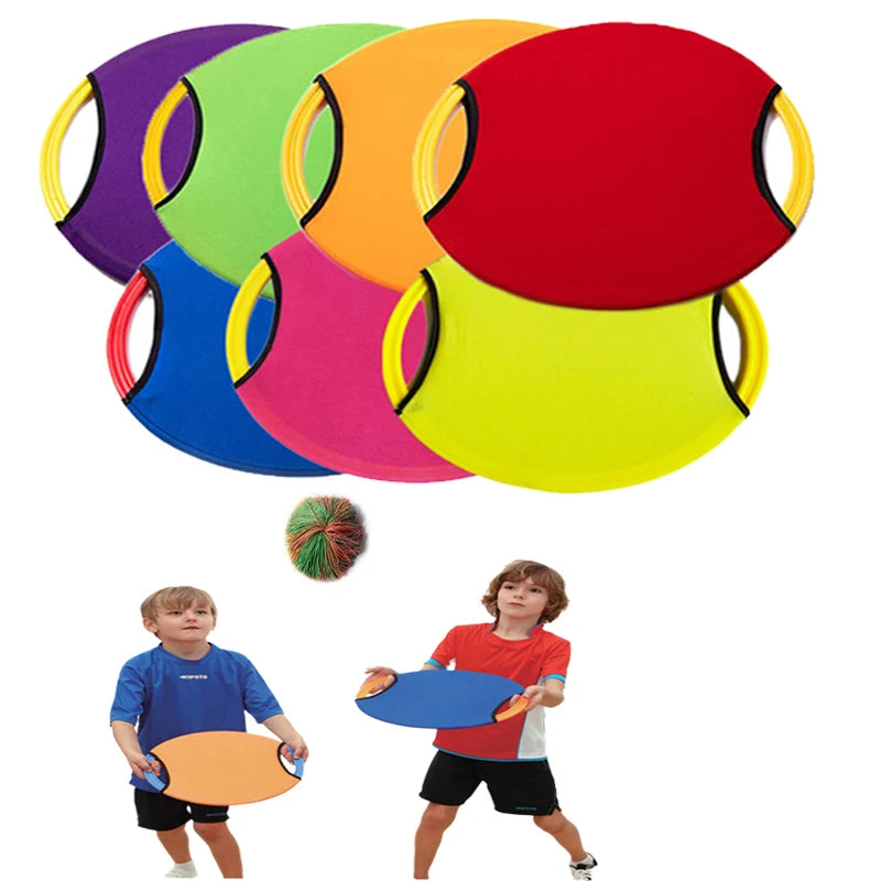 Outdoor Ball-catching Toys for Children Adults, Interactive and Cooperative Games, Elastic Disc Sports Toys Parent-child Parties